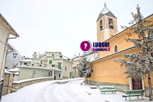 Neve a Villetta Barrea (Abruzzo)
