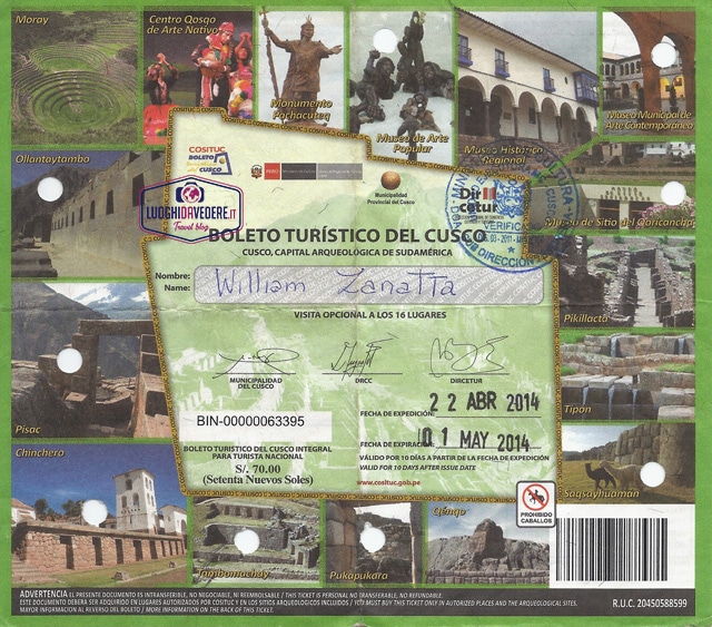Itinerario per visitare Cuzco e dintorni (Perù)