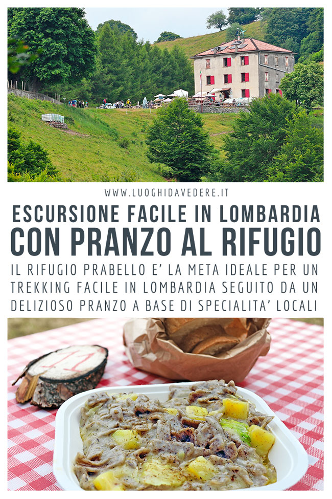 Rifugio Prabello: escursione facile con pranzo in rifugio in Lombardia